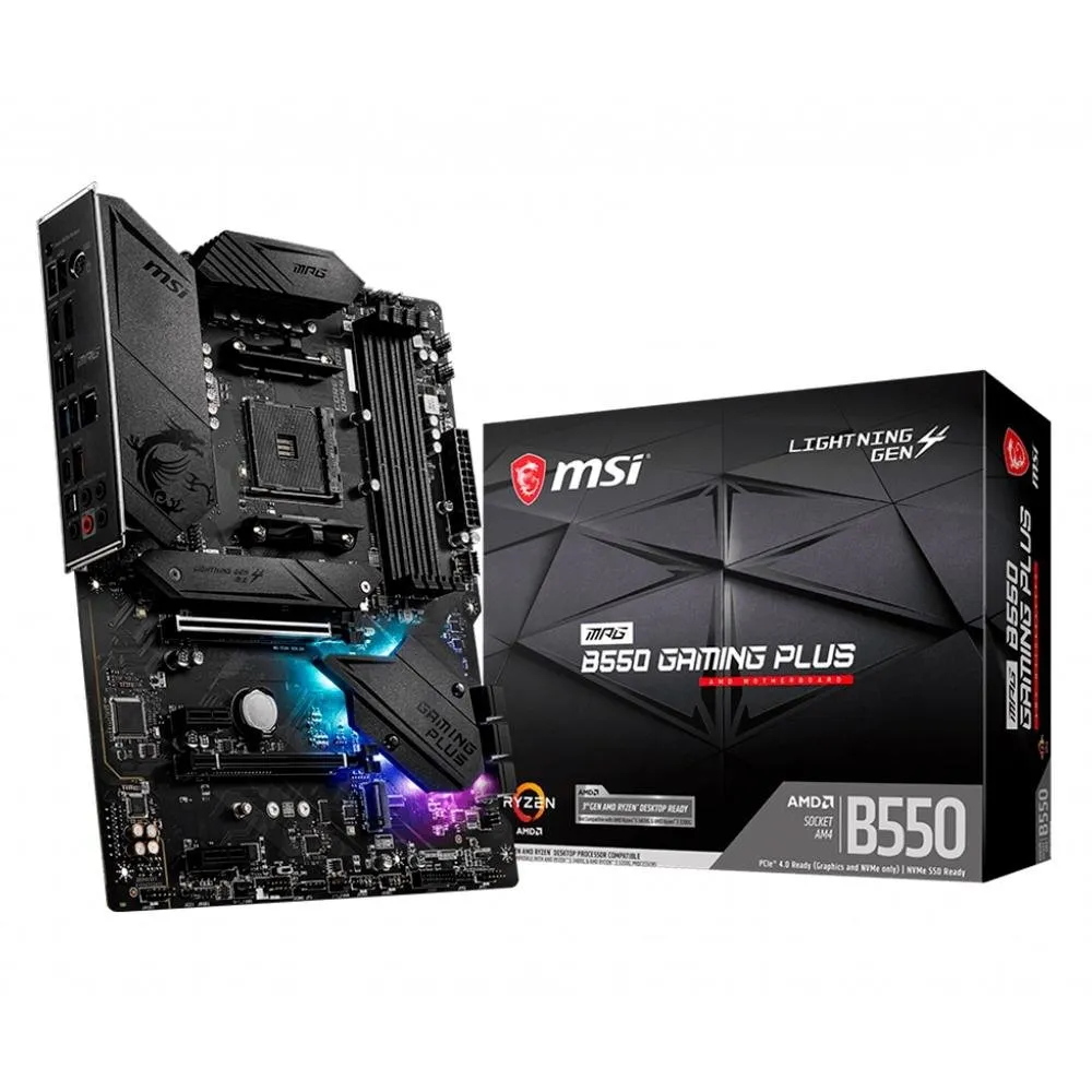 [App] Placa-Me Msi Mpg B550 Gaming Plus, Amd Am4, Atx